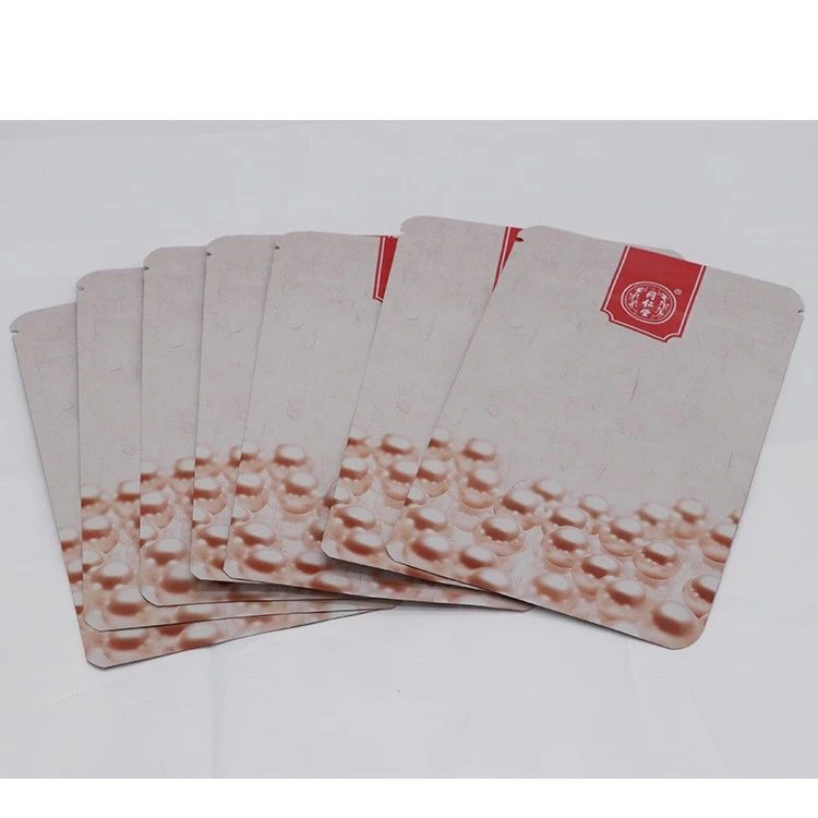 Three Side Seal Aluminum Foil Pouch For Pearl Powder suppliers