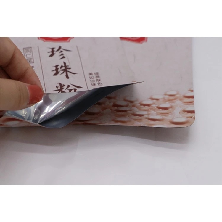 Three Side Seal Aluminum Foil Pouch For Pearl Powder price