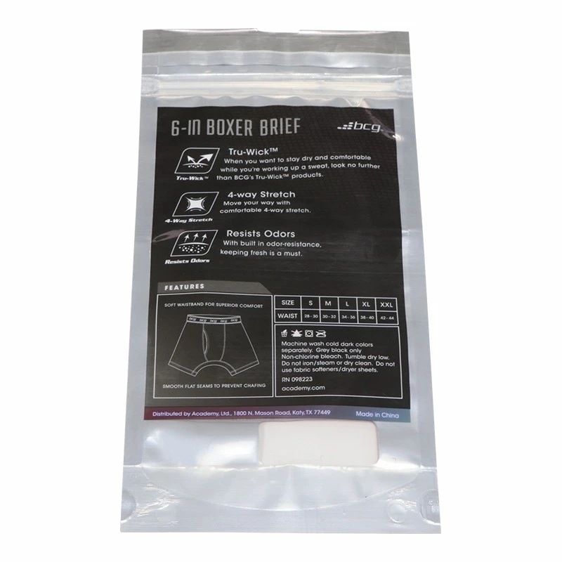 Underwear Packaging Bags suppliers